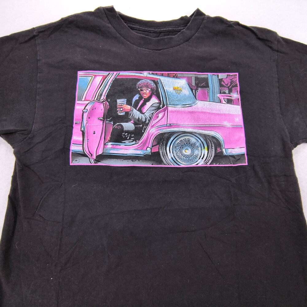 DGK Pinky Next Friday Short Sleeve Graphic Crew Neck Shirt Mens Size M Black